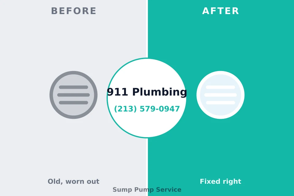 Before and after: plumbing company Riverside, MD